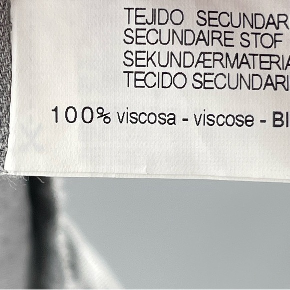 Zara Pom Polka Dot Babydoll Mini Contrast Dress Gray White Shirt Size Medium - Picture 14 of 15